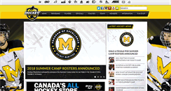 Desktop Screenshot of hockeymanitoba.ca